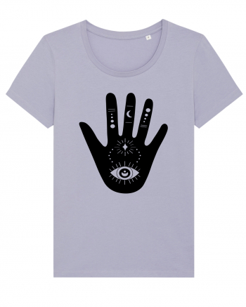 Esoteric Hand with Eye Black Lavender
