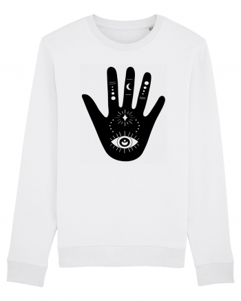 Esoteric Hand with Eye Black White