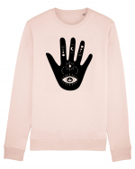 Esoteric Hand with Eye Black Bluză mânecă lungă Unisex Rise