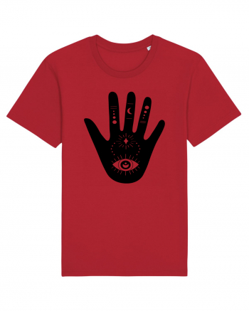 Esoteric Hand with Eye Black Red