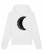 Moon With Flowers black Hanorac Unisex Drummer