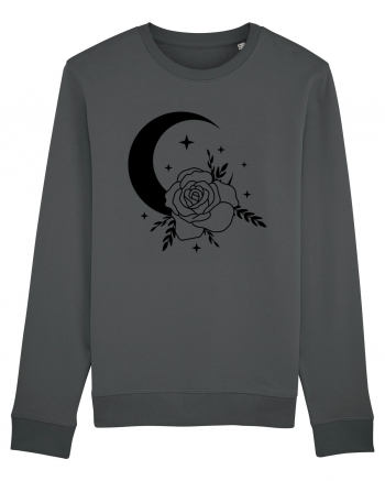 Celestial Moon Flower Black Anthracite