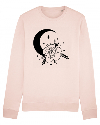 Celestial Moon Flower Black Candy Pink