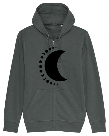 Fazele Lunii Moon Phases Black Anthracite