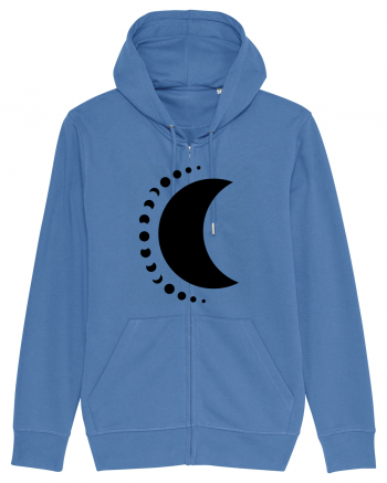 Fazele Lunii Moon Phases Black Bright Blue