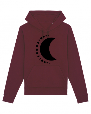 Fazele Lunii Moon Phases Black Burgundy