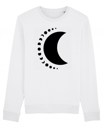 Fazele Lunii Moon Phases Black White