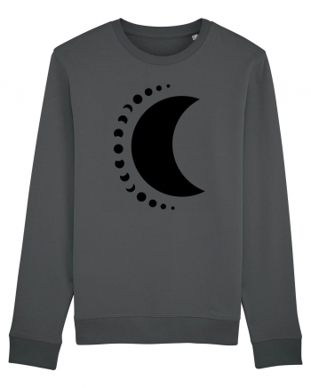 Fazele Lunii Moon Phases Black Anthracite