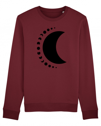 Fazele Lunii Moon Phases Black Burgundy