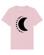 Fazele Lunii Moon Phases Black Tricou mânecă scurtă Unisex Rocker