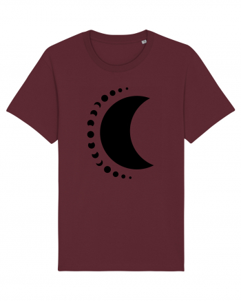 Fazele Lunii Moon Phases Black Burgundy