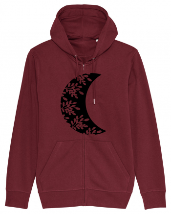 The Moon Luna black Burgundy