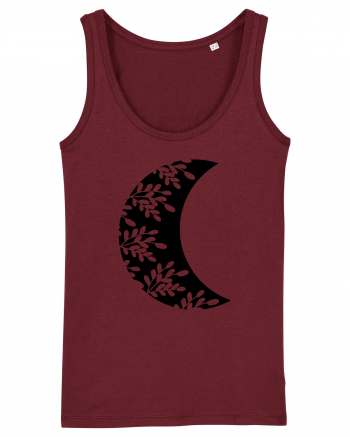 The Moon Luna black Burgundy