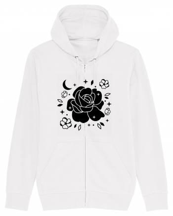 Celestial Flower black White