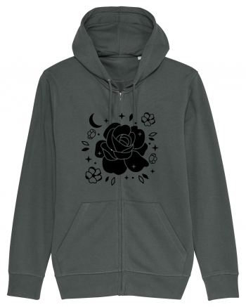 Celestial Flower black Anthracite