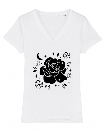 Celestial Flower black White