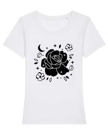 Celestial Flower black White