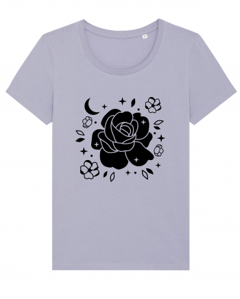 Celestial Flower black Lavender