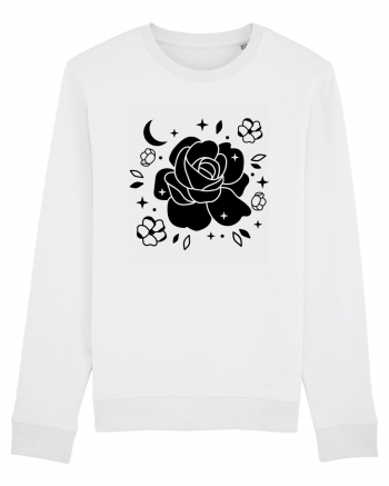 Celestial Flower black White