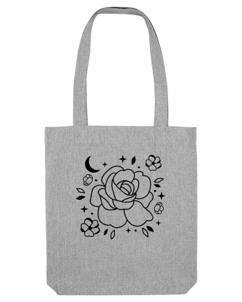 Celestial Flower bw Heather Grey