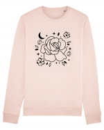 Celestial Flower bw Bluză mânecă lungă Unisex Rise