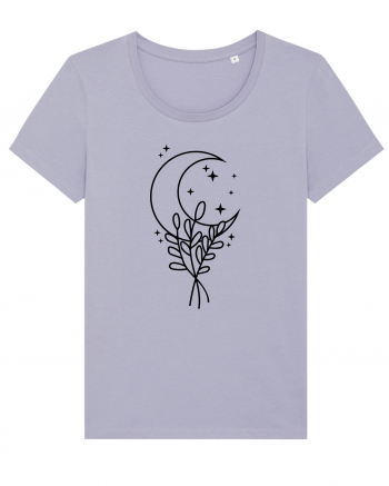 Moon Flower bw Lavender