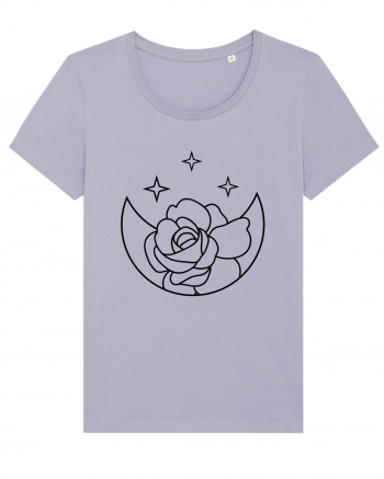 Moon Flower and Stars Lavender