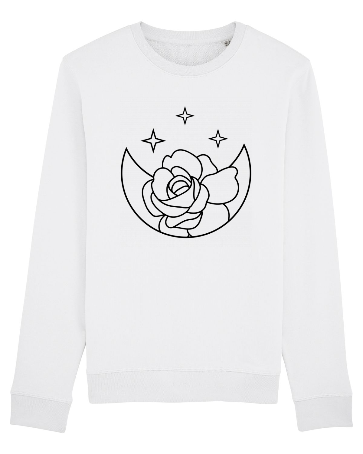 Bluză mânecă lungă Unisex Rise White
