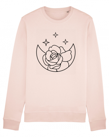 Moon Flower and Stars Candy Pink