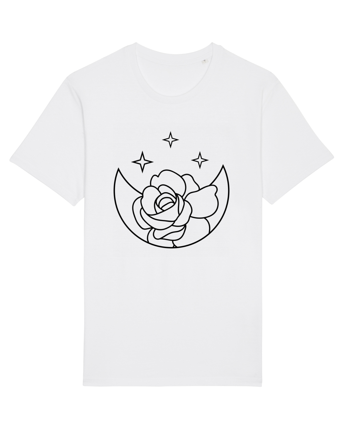 Tricou mânecă scurtă Unisex Rocker White