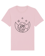 Moon Flower and Stars Tricou mânecă scurtă Unisex Rocker