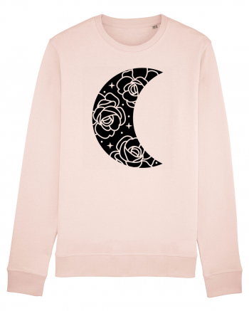 Moon Flowers black Candy Pink