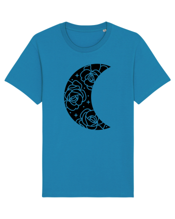 Moon Flowers black Azur