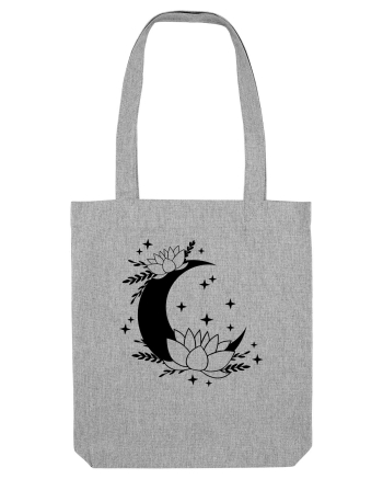 Flowers Of Moon black Heather Grey
