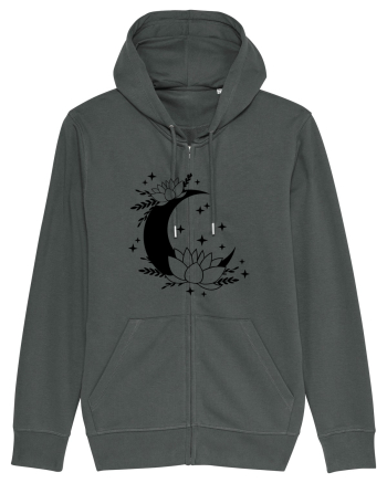 Flowers Of Moon black Anthracite