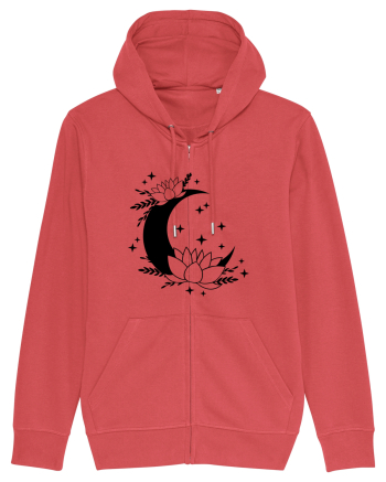 Flowers Of Moon black Carmine Red