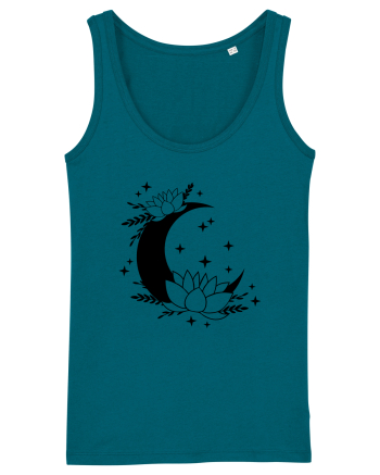 Flowers Of Moon black Ocean Depth
