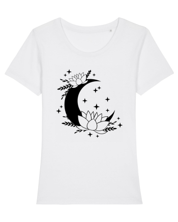 Flowers Of Moon black White