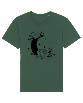 Flowers Of Moon black Bottle Green