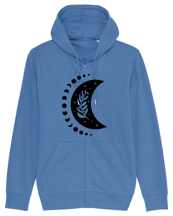 Fazele Lunii Moon Phases black Bright Blue