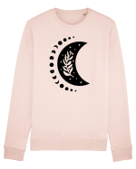 Fazele Lunii Moon Phases black Bluză mânecă lungă Unisex Rise