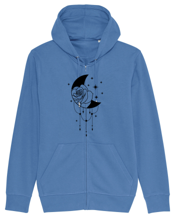 Celestial Moon bw Bright Blue