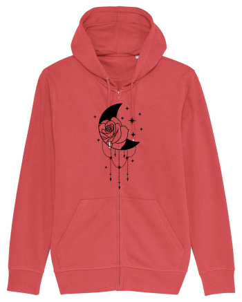 Celestial Moon bw Carmine Red