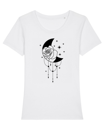 Celestial Moon bw White