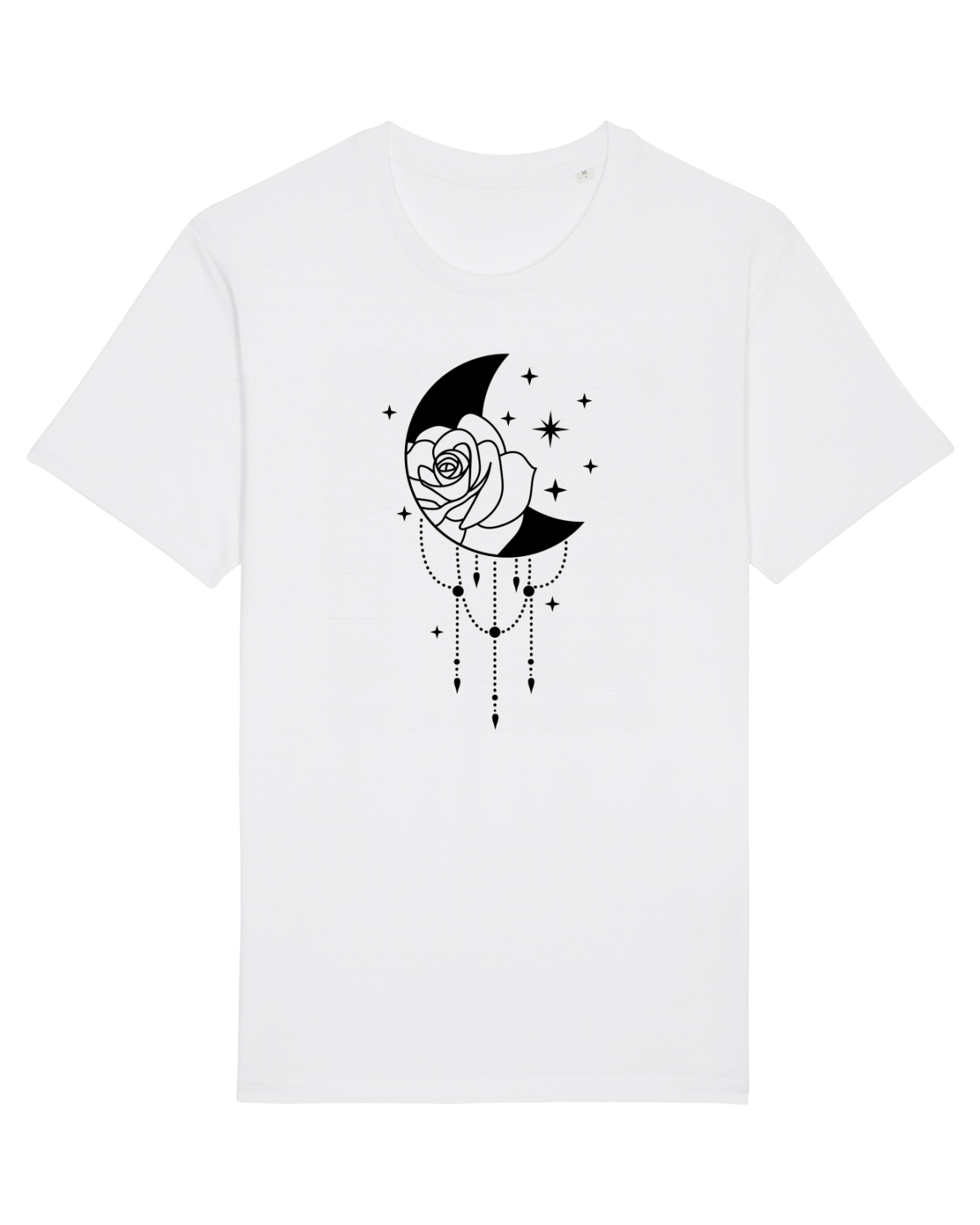 Tricou mânecă scurtă Unisex Rocker White