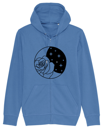 Celestial Flower Moon Bright Blue