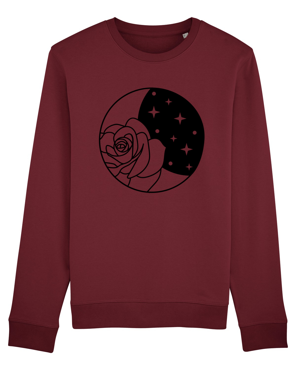 Bluză mânecă lungă Unisex Rise Burgundy