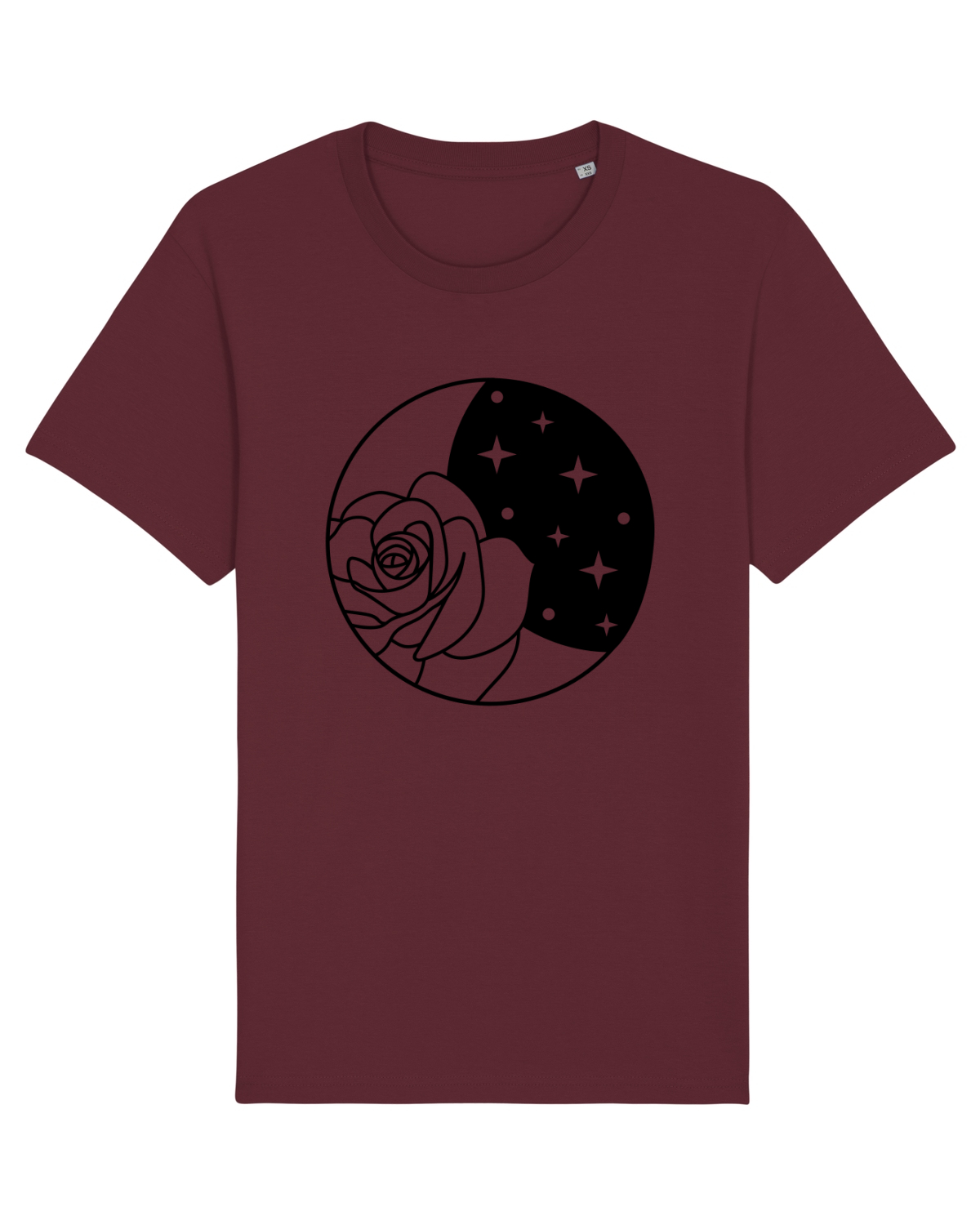 Tricou mânecă scurtă Unisex Rocker Burgundy