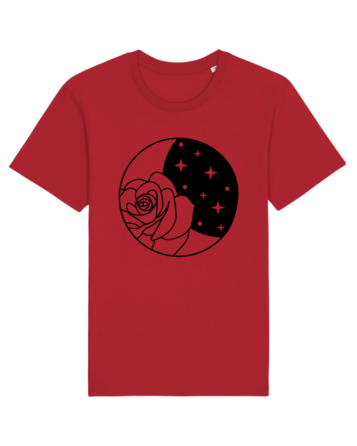 Tricou mânecă scurtă Unisex Rocker Red