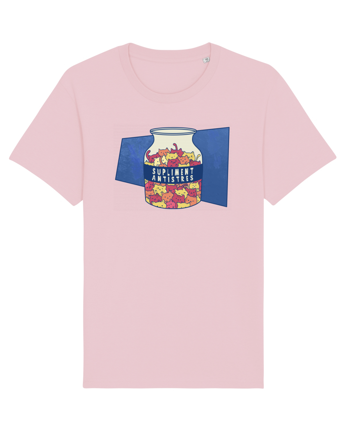 Tricou mânecă scurtă Unisex Rocker Cotton Pink